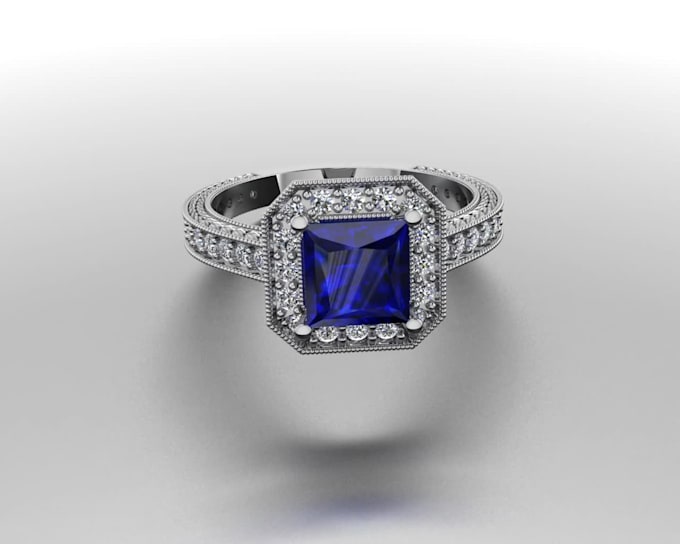 design any jewelry as a 3d cad model