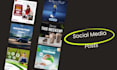 design stunning social media posts for insta, linkedin, fb