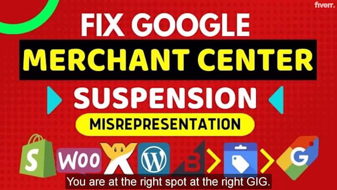 fix google merchant center misrepresentation