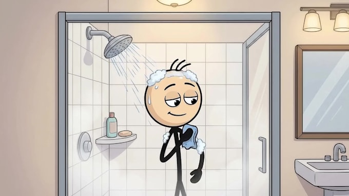 do custom 2d stickman animated explainer video