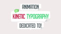 create eye catching kinetic typography animation video