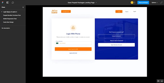 design clean modern intuitive landing page and website uiux