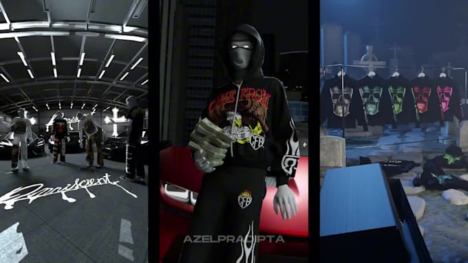 make 3d animation video for your clothing brand