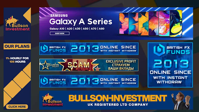 design creative animated gif banner ads