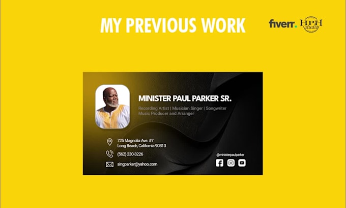 do professional business card design