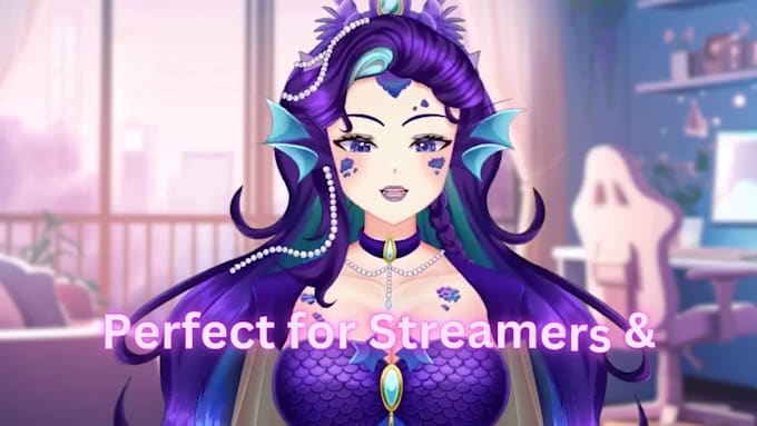 draw  rig live 2d vtuber model live 2d vtuber model vtuber