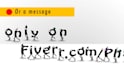 make a CARTOON font animation of your website or a message
