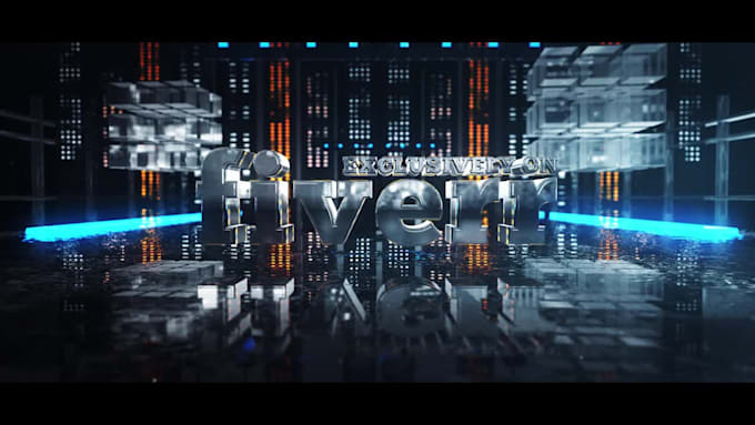 design a 3d grand logo reveal