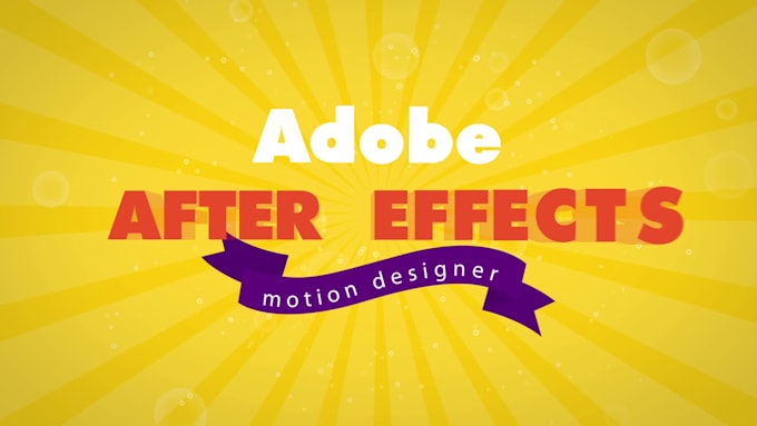 provide any service in adobe after effects
