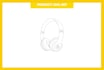 do line art drawing, product outline, technical drawing