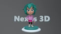 do stylized cute cartoon 3d character modeling and rendering