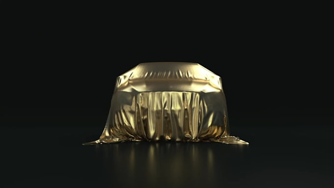 create gold epic car opener intro logo video animation