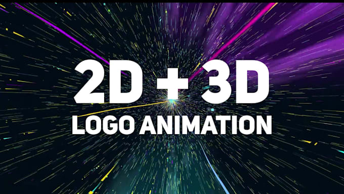 customize 2d and 3d logo animation, intro and outro video