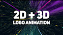 customize 2d and 3d logo animation, intro and outro video