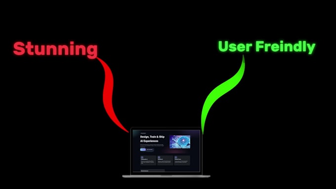 design a modern, responsive website UI UX in figma or adobe xd