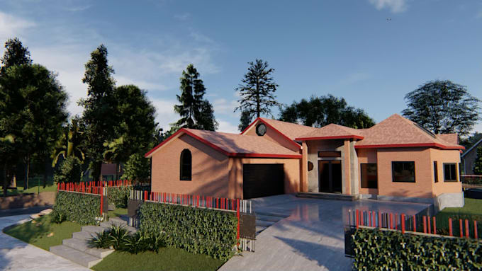 render 3d exterior and interior architectural visualizations
