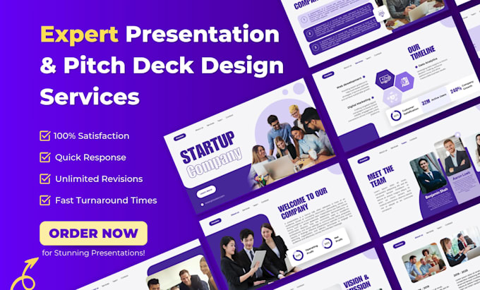 design, redesign modern powerpoint presentation, pitch deck