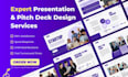design, redesign modern powerpoint presentation, pitch deck