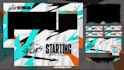 design custom stream overlay for twitch and youtube