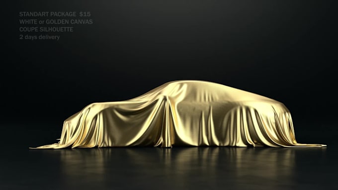 create gold fantastic car opener intro logo