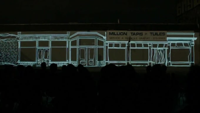 design a site specific, projection mapped installation for your event