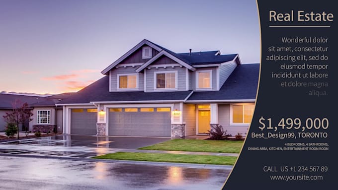 create real estate listing promo video