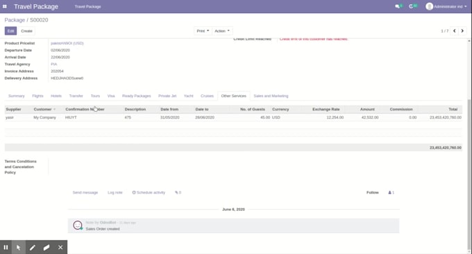 develop a custom module in odoo app
