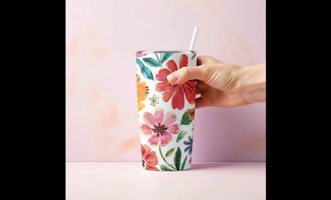 design best selling coffee mug, tumbler, and bottle graphics