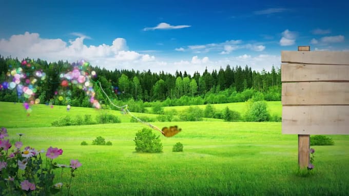 create natural scenic refreshing intro