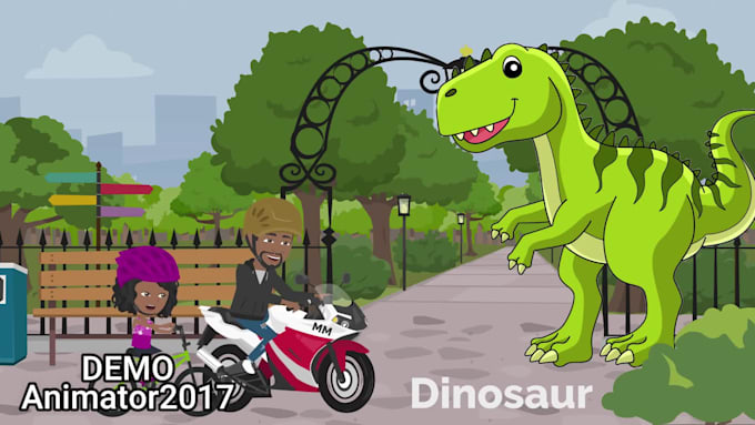 create an animated kids learning video