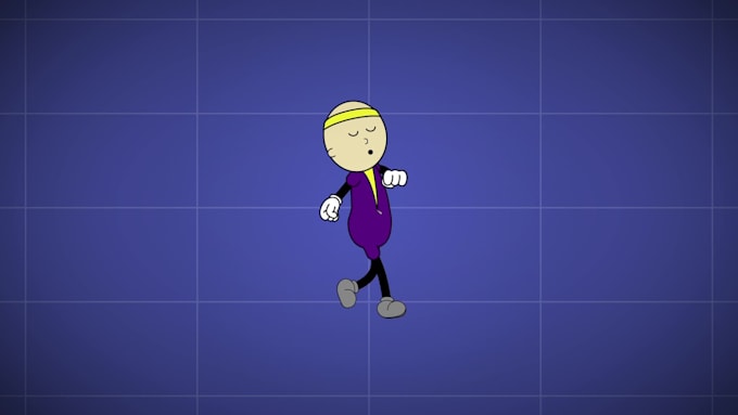 make a custom 2d character animation in after effects