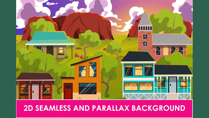 Create 2d seamless and parallax background for mobile game by ...
