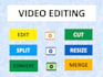 cut, split, merge, compress or convert video