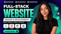 build website, website development, full stack, front end back end developer