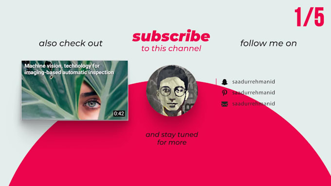 do youtube outro end screen animation