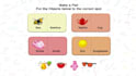 create 2d educational learning words and numbers puzzle game