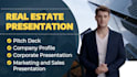 design real estate investor pitch deck and company profile