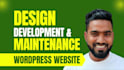 design, develop, and maintain wordpress websites