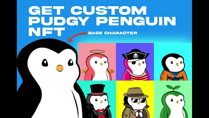 make a custom pudgy penguin nft avatar