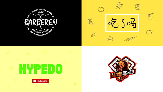 make animated intro outro or text animation logo animation