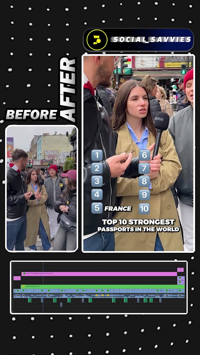 edit street interviews with the best video editing