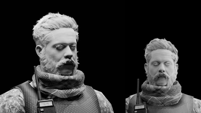 create 3d characters for games, animation and film