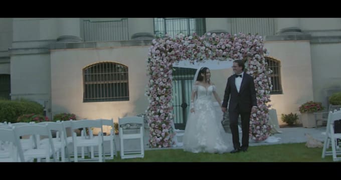 do cinematic wedding video editing