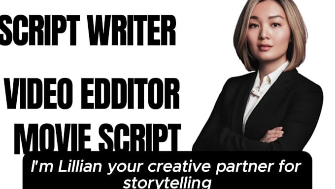 create engaging video script, movie script short film youtube script writer