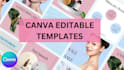 design editable canva templates for your social media