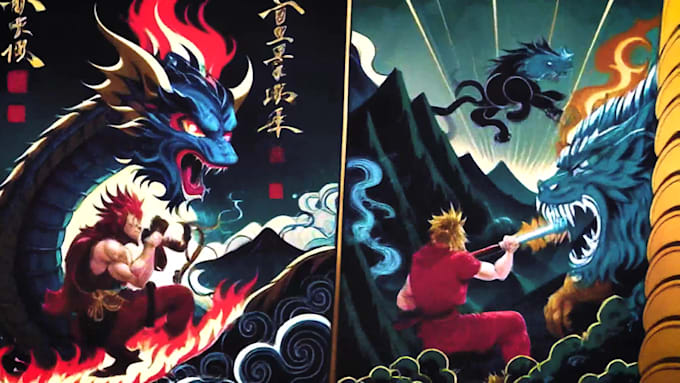 create an animated ai generated anime or ancient music video