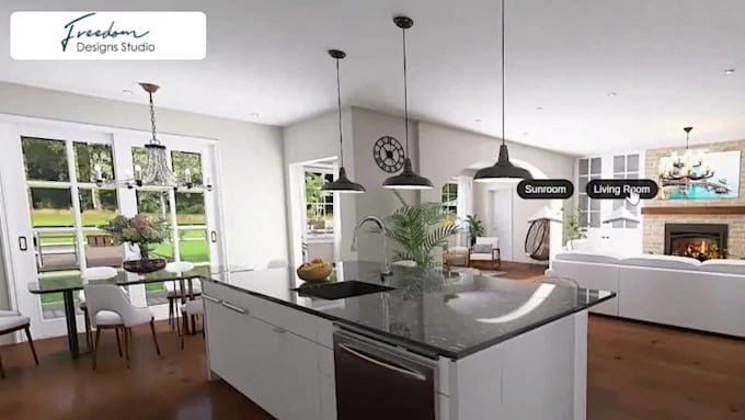 create interactive 3d floor plan 360 virtual tour