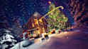 put your logo text in christmas greeting video 3