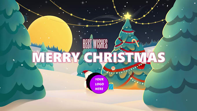 create christmas sale animated ad