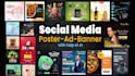 design converting facebook ads design, instagram story, banner for social media